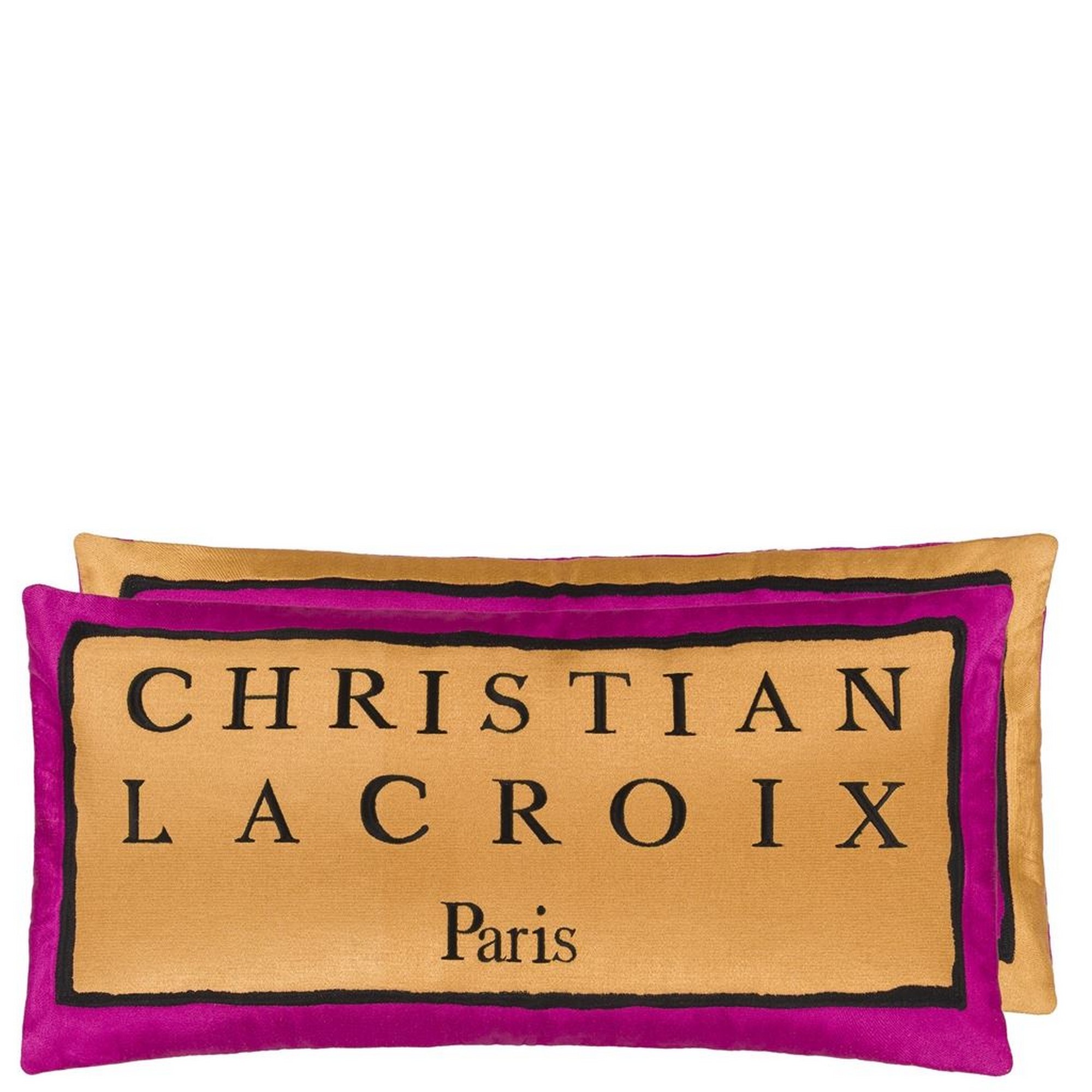 Christian Lacroix Couture Cushion In Rose Torero